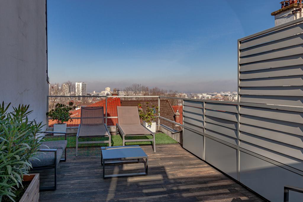 Maison 114 m2 avec rooftop à vendre à Paris quartier Mouzaia